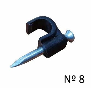 GRAMPA COAXIL Nº 8 x 100 NEGRA UNIDADES TOSUN