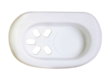PORTA CEPILLO Y VASO BLANCO GINYPLAST