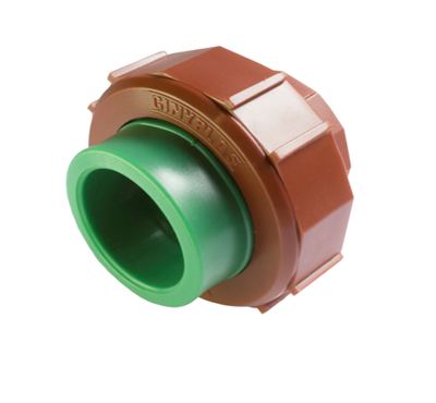 UNION DOBLE FUSION 25mm - PP ROSCA HEMBRA 3/4" GINYPLAST
