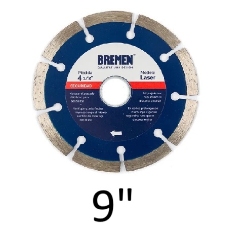 DISCO DIAM. 9" Seco (LASER) BREMEN
