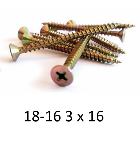 BUL FIX P/MADERA 18-16 3X16 (500) BUL