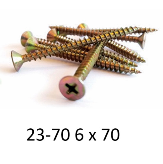 BUL FIX P/MADERA 23-70 6X70 (250) BUL