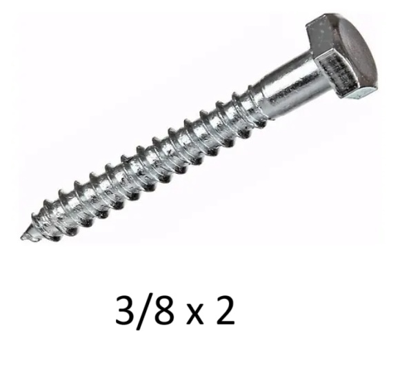 TIRAFONDO BUL 3/8 X 2 (50) BUL