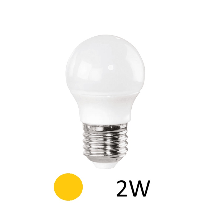 LAMPARA LED GOTA 2W E27 LUZ CALIDA TREFI