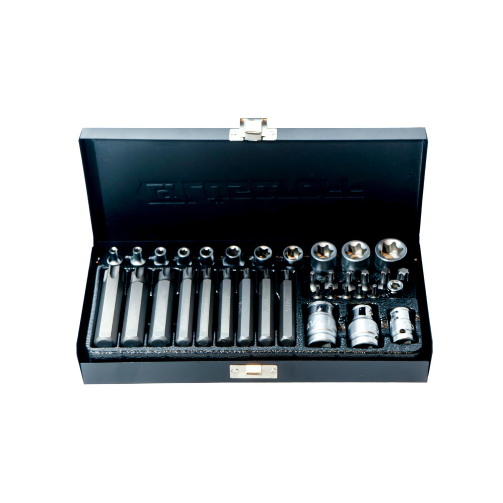 JUEGO DE PUNTAS TORX Y BOCALLAVES 35 PIEZAS LUSQTOFF