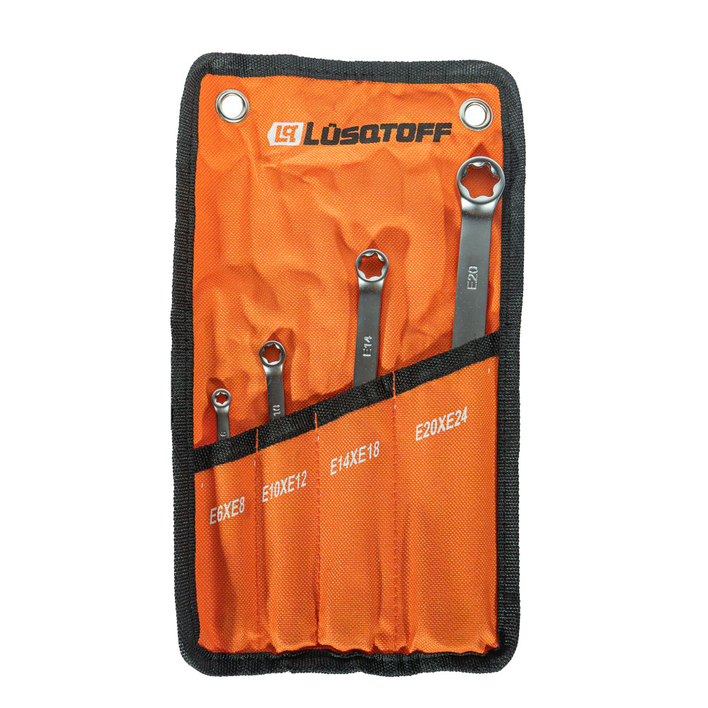 (4)JUEGO DE 4 LLAVES TORX E LUSQTOFF