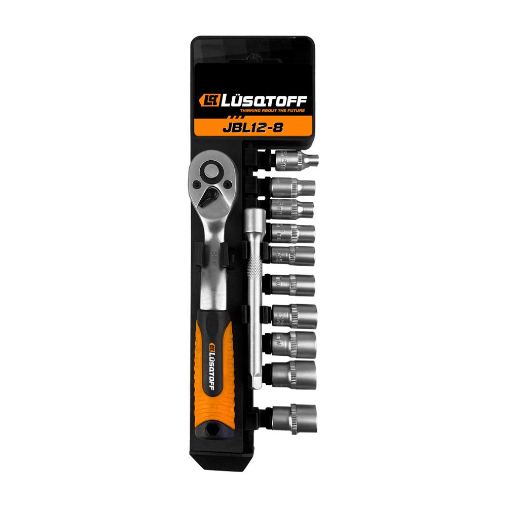JUEGO DE BOCALLAVES ENCASTRE 1/4" - 12 PIEZAS LUSQTOFF