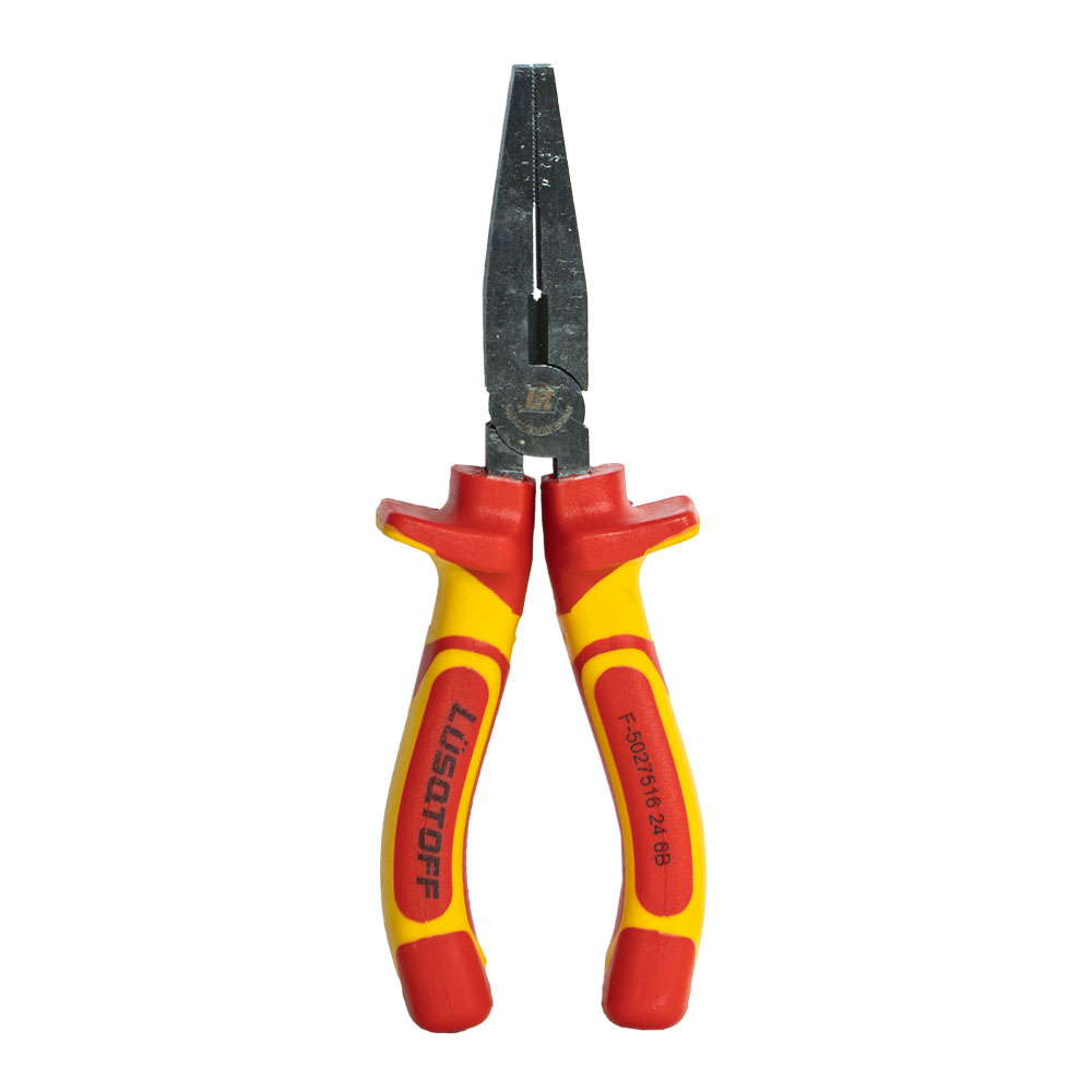 PINZA DE PUNTA PLANA 6" (150MM) AISLACION 1000V PRO LUSQTOFF