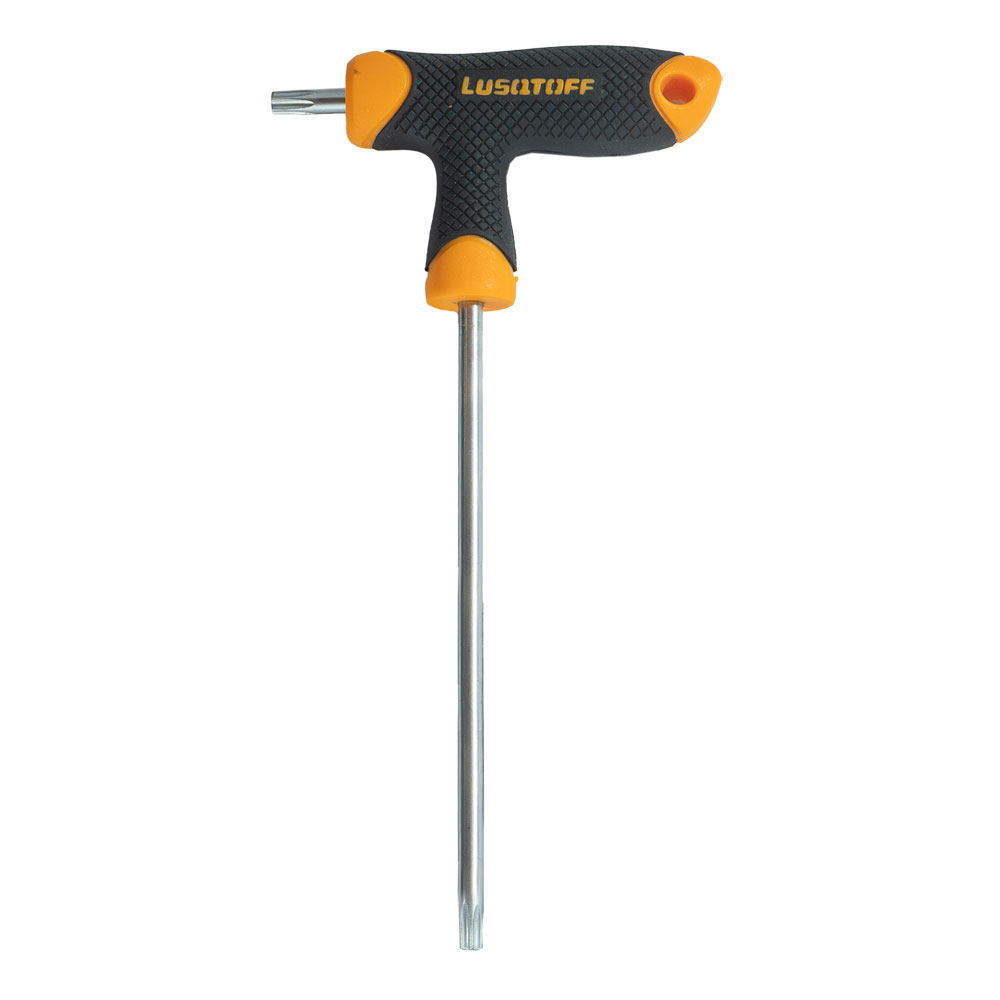 LLAVE TORX TAMPER CON MANGO EN T - T20 x 100MM LUSQTOFF
