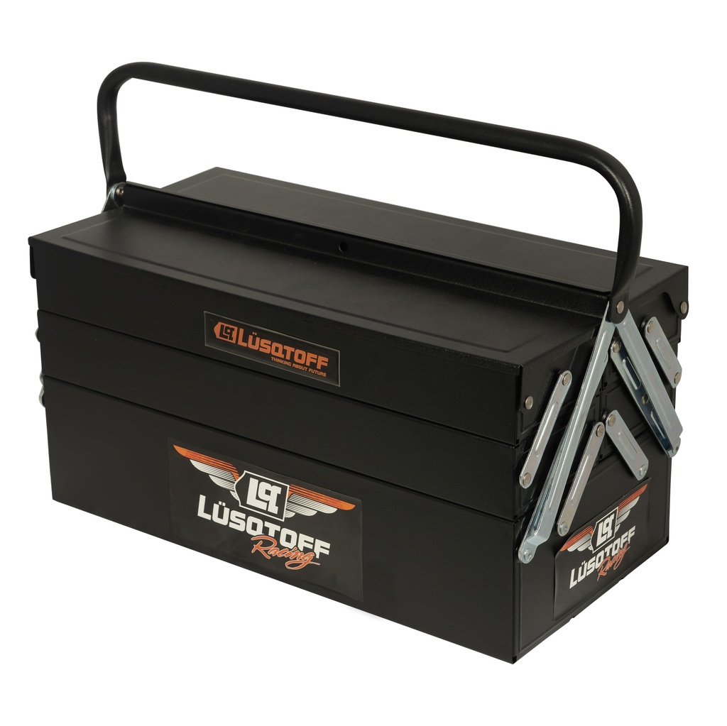 CAJA DE HERRAMIENTAS PLEGABLE CON 64 PZAS LUSQTOFF