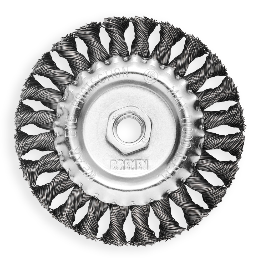 CEPILLO CIRC. TRENZADO 4-1/2" (Amoladora Ang.) BREMEN