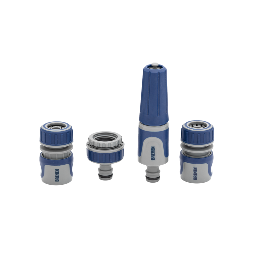 JARD. LANZA DE RIEGO REGULABLE EN KIT, CON CONECTORES RAPIDOS BREMEN