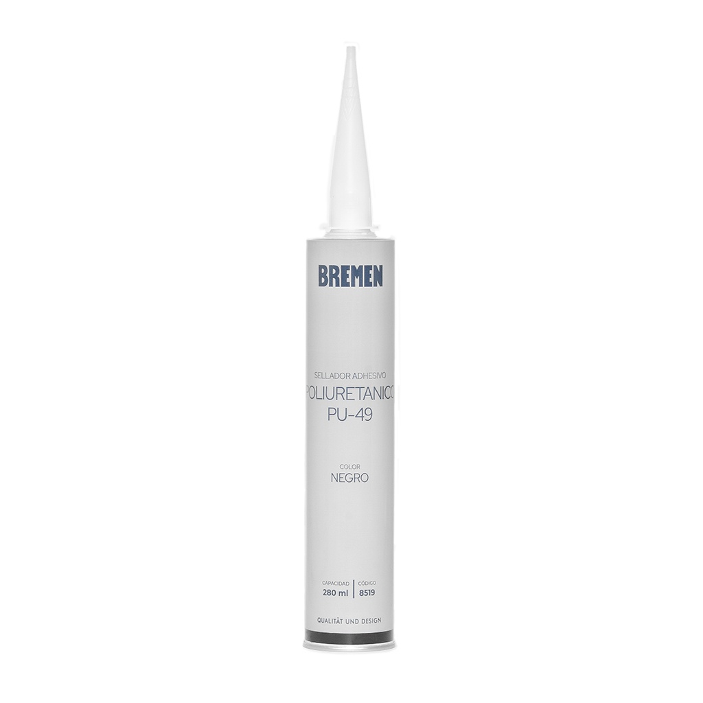 Silicona Poliuretanica 300ml [Negro] (Caja x 12 Uni) BREMEN