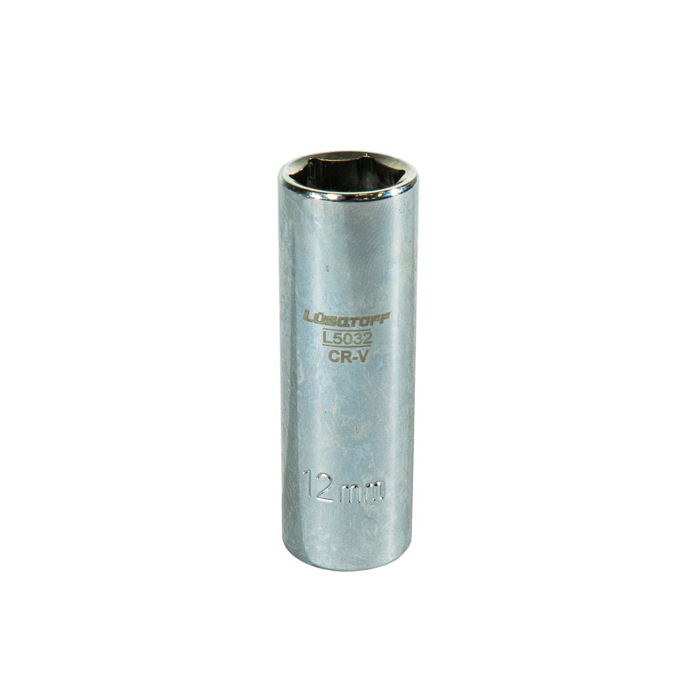 BOCALLAVE HEXAGONAL LARGO 12MM ENCASTRE 1/4 LUSQTOFF