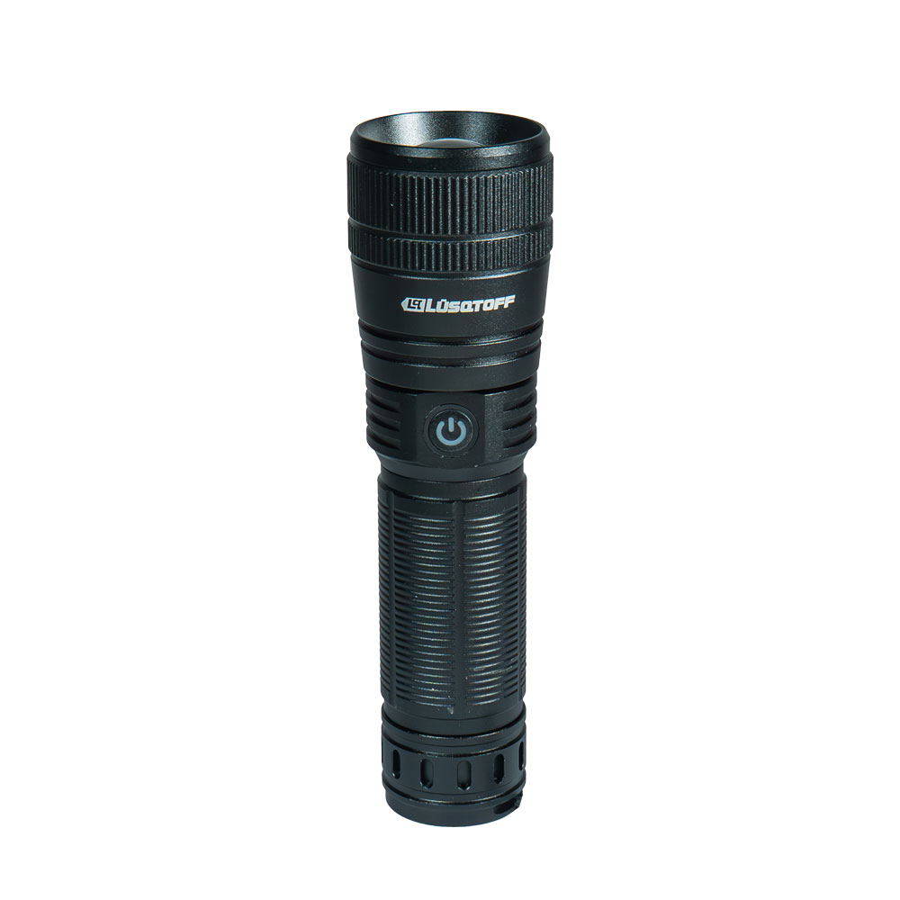 LINTERNA LED DE ALUMINIO CILÍNDRICA RECARGABLE 1000 LUMENES- 310G- 162MM LUSQTOFF