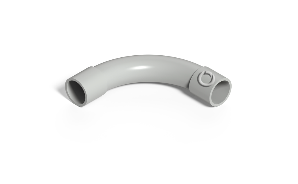 CURVA PARA TUBO SISTELECTRIC HDX 50MM  GENROD