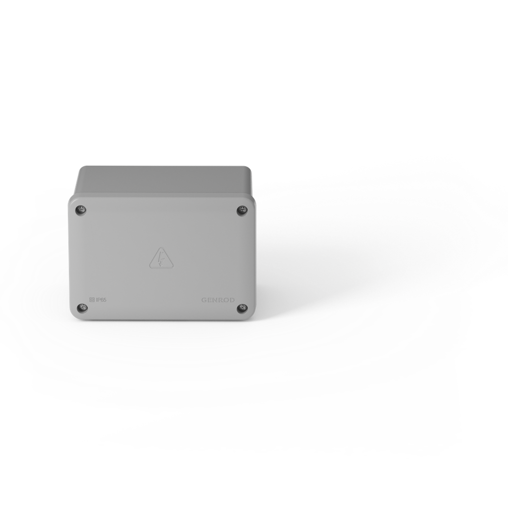 CAJA DE PASE IP65 115X165X80 GRIS GENROD