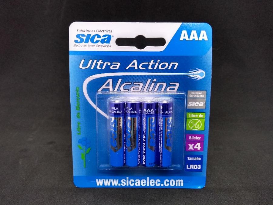 PILA ALCALINA 1,5V "AAA" SICA 