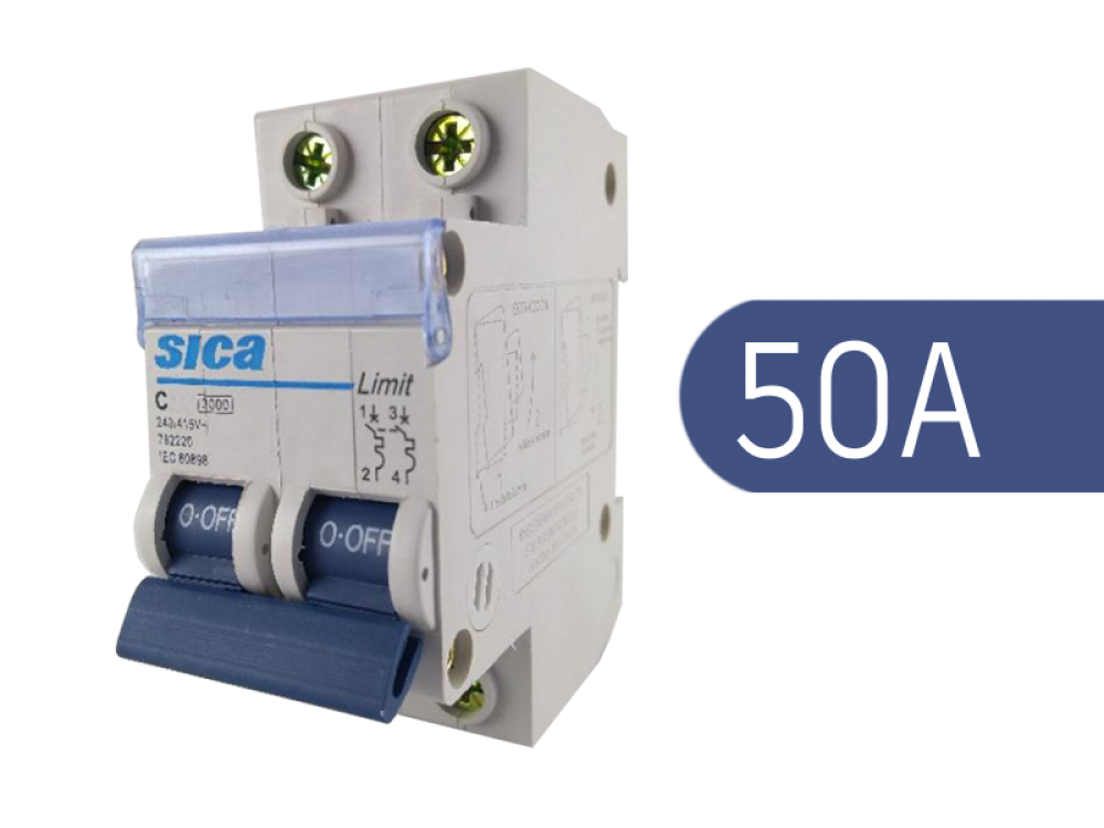 TERMICA BIPOLAR 2x 50A 3KA SICA