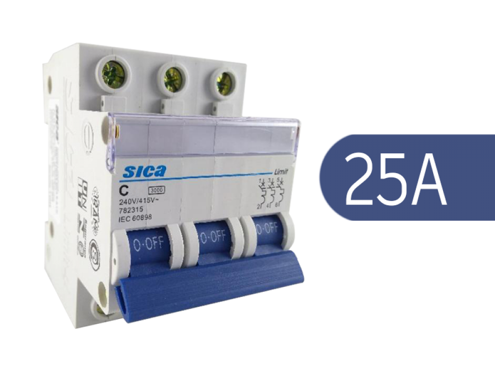 TERMICA TRIPOLAR 3x 25A 3KA SICA