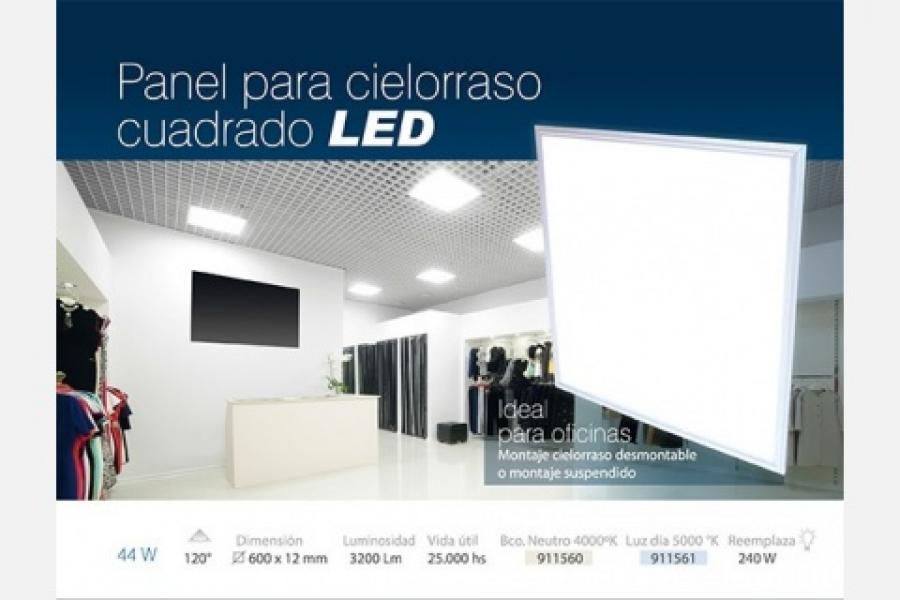 PANEL LED 60X60 44W LUZ DIA 5000K SICA