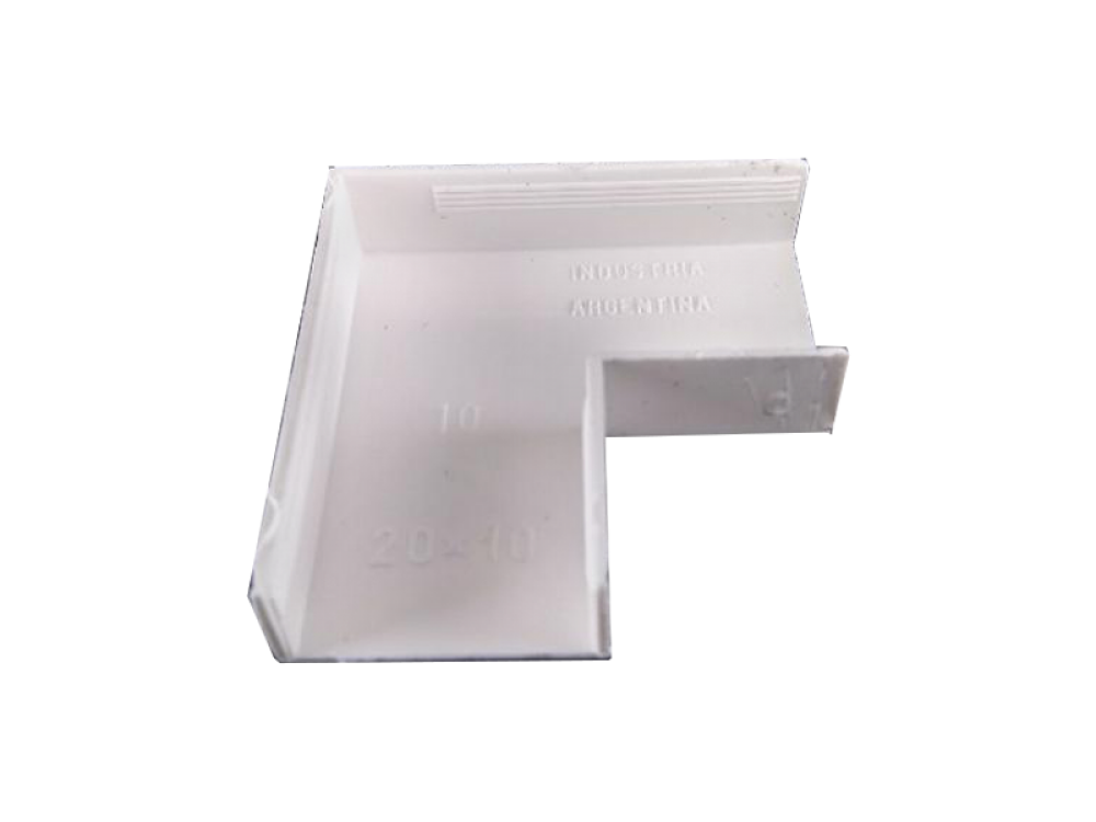 ACCESORIO CABLE CANAL 20x10 CURVA PLANA KALOP