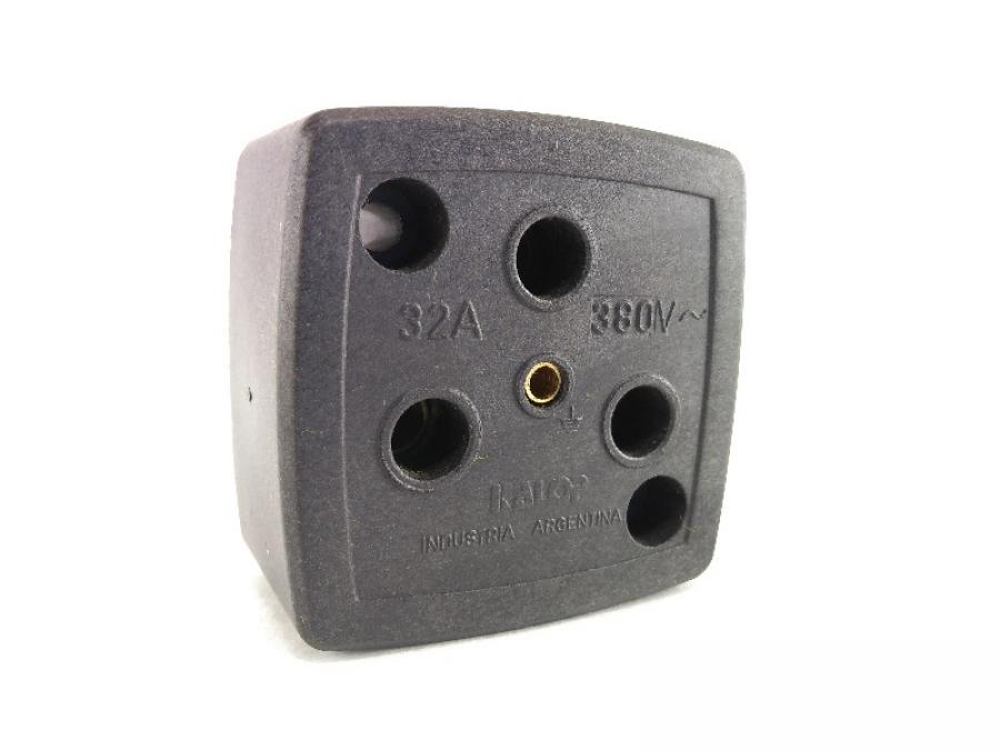 BASE INDUSTRIAL 3X 32A CON PT KALOP