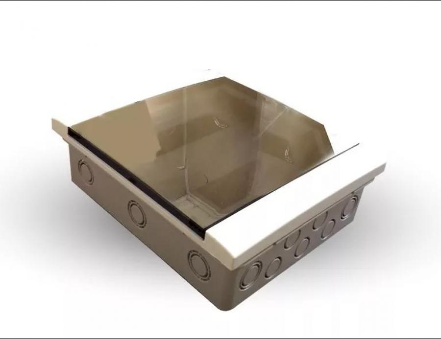 CAJA TERMICA PVC EMBUTIR 24M CON TAPA GENROD