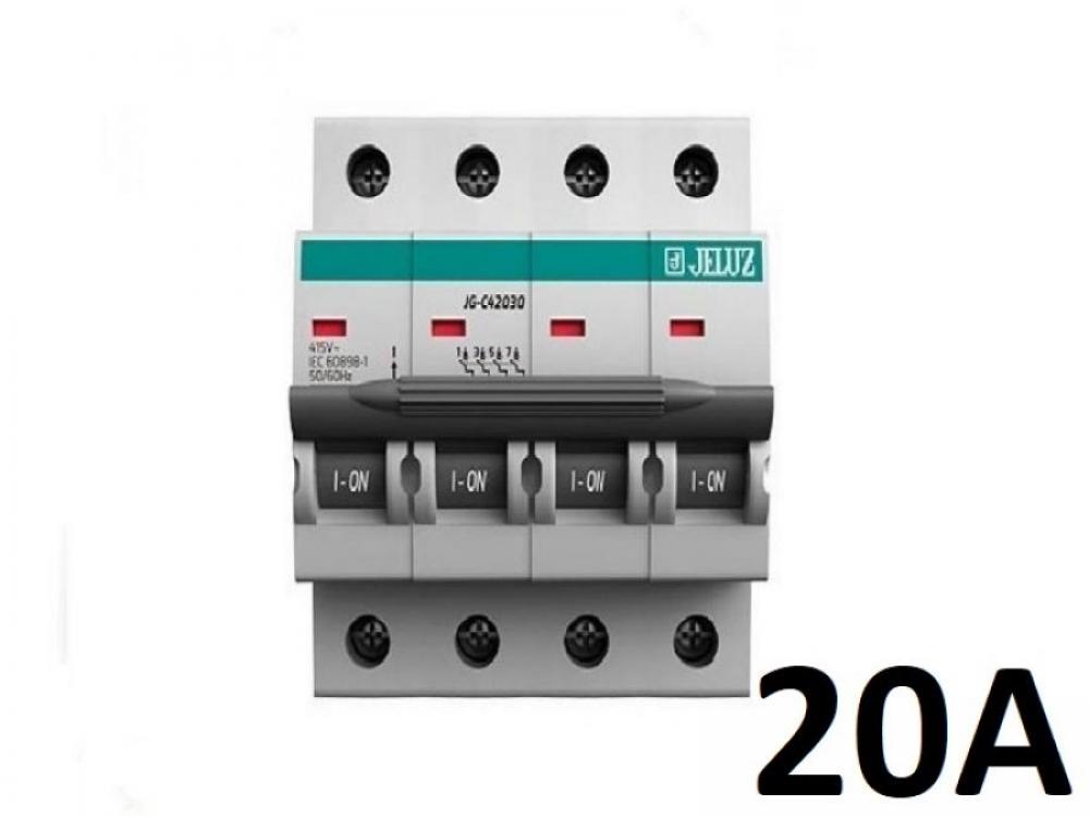 TERMICA TETRAPOLAR 4x 20A 4,5KA JELUZ