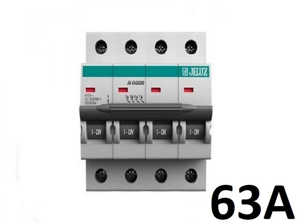 TERMICA TETRAPOLAR 4x 63A 4,5KA JELUZ