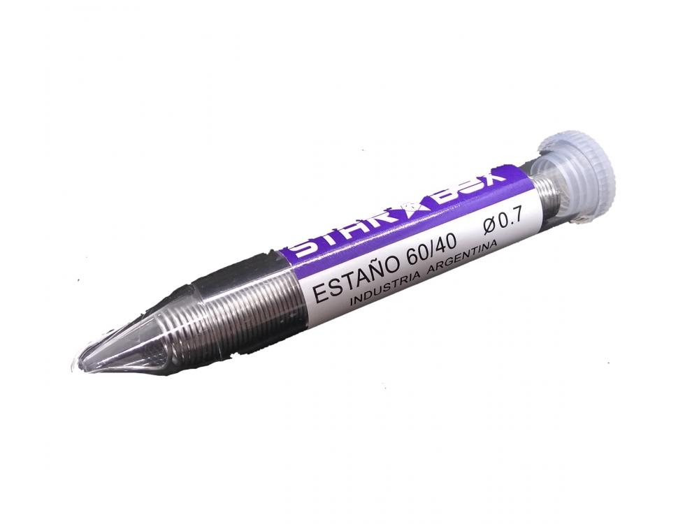 TUBO DE ESTAÑO 60/40 1mm 10GR TREFI