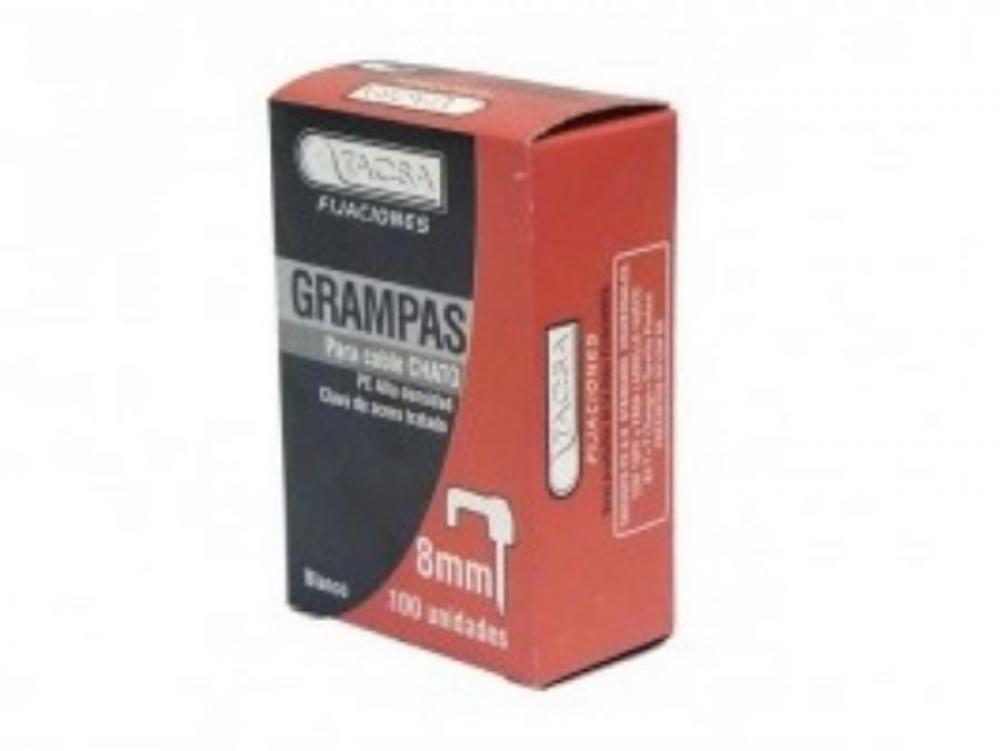 GRAMPA CHATA Nº 8 BLANCA x 100 UNIDADES C/U TACSA