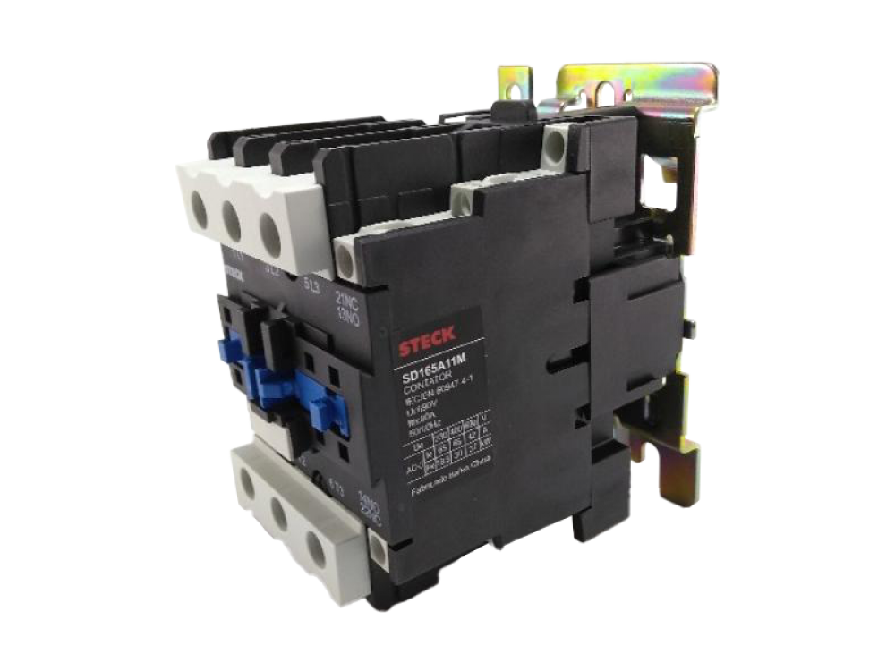 CONTACTOR SK165 BOBINA 220V 65A 30KW 1NA + 1NC STECK
