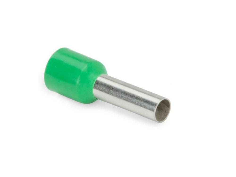 PUNTERA HUECA PREAISLADA 6mm2 VERDE FUSSE