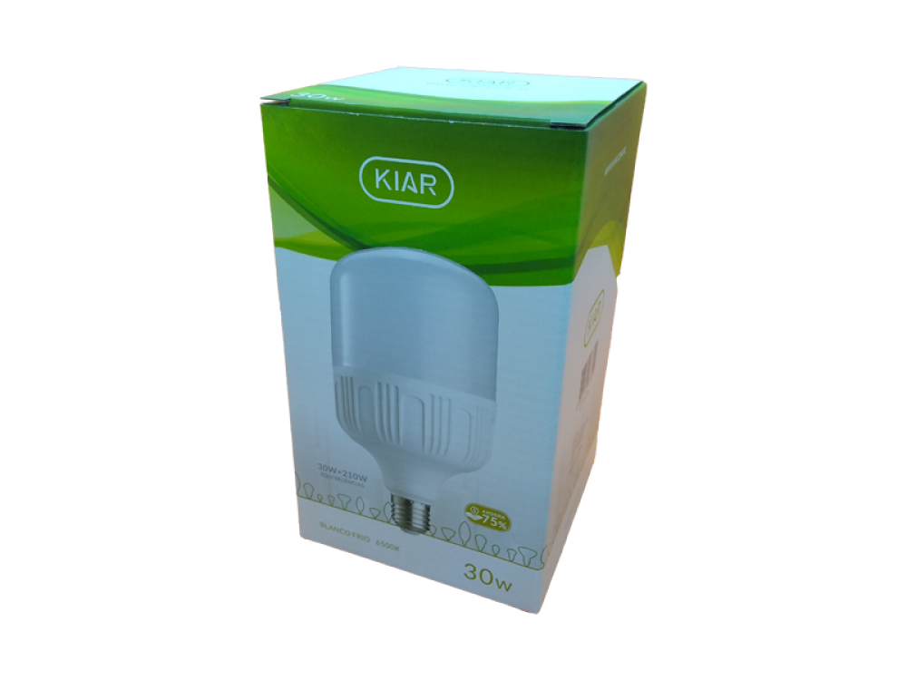 LAMPARA LED HI-POWER 30W E27 LUZ DIA KIAR