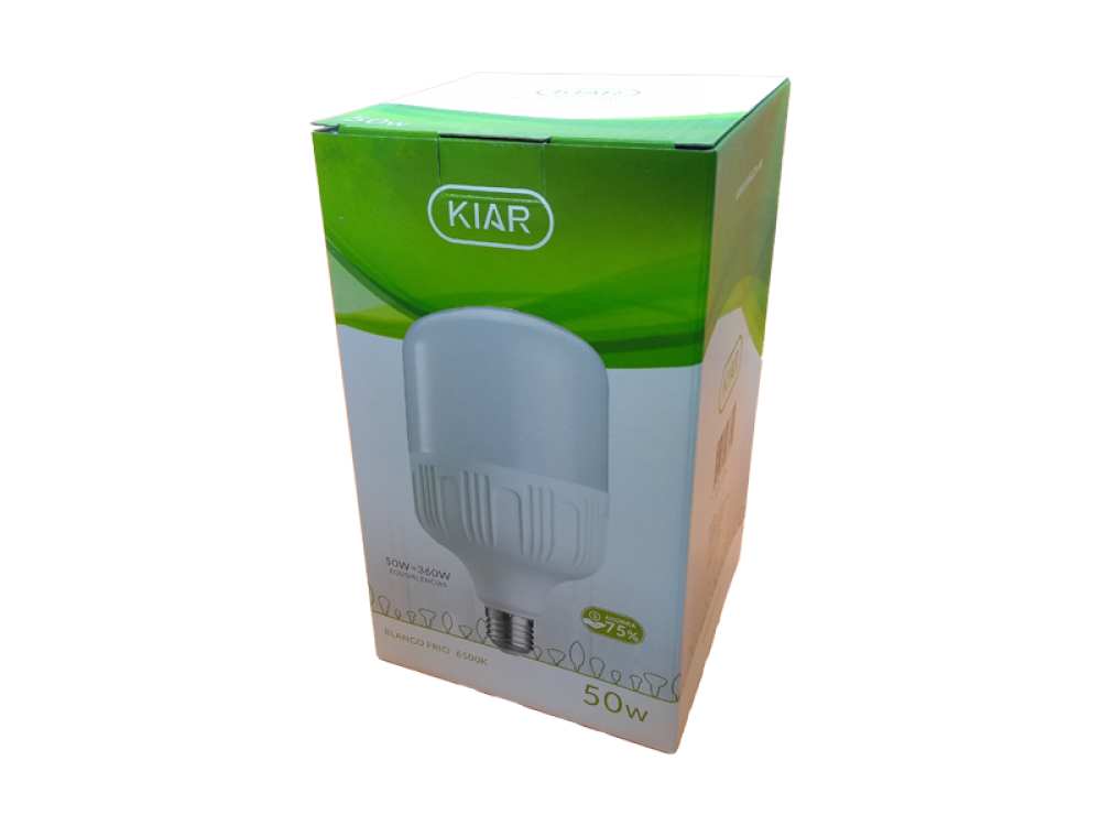 LAMPARA LED HI-POWER 50W E27 LUZ DIA KIAR