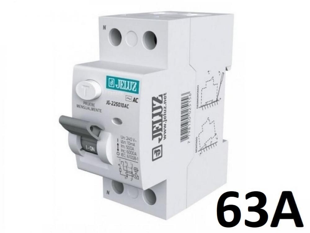 DISYUNTOR BIPOLAR 2x 63A 30mA JELUZ