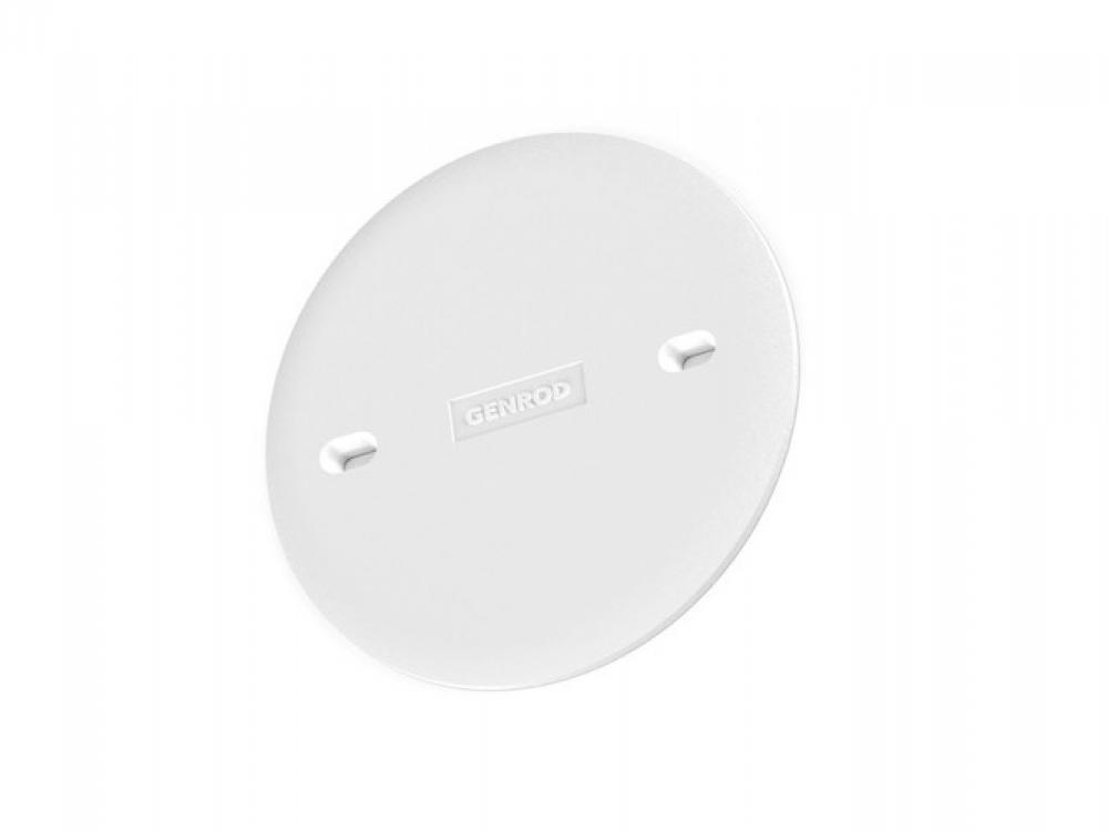 TAPA CIEGA PVC REDONDA GRANDE BLANCA GENROD