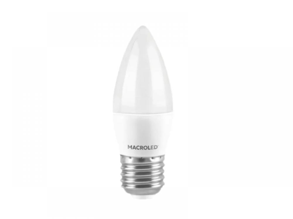 LAMPARA LED VELA 6W E27 LUZ DIA MACROLED