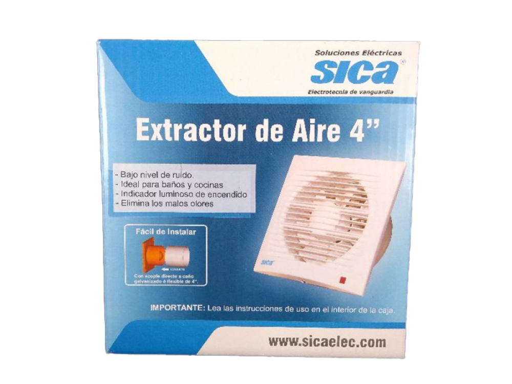EXTRACTOR DE AIRE 4" 19W 220V SICA