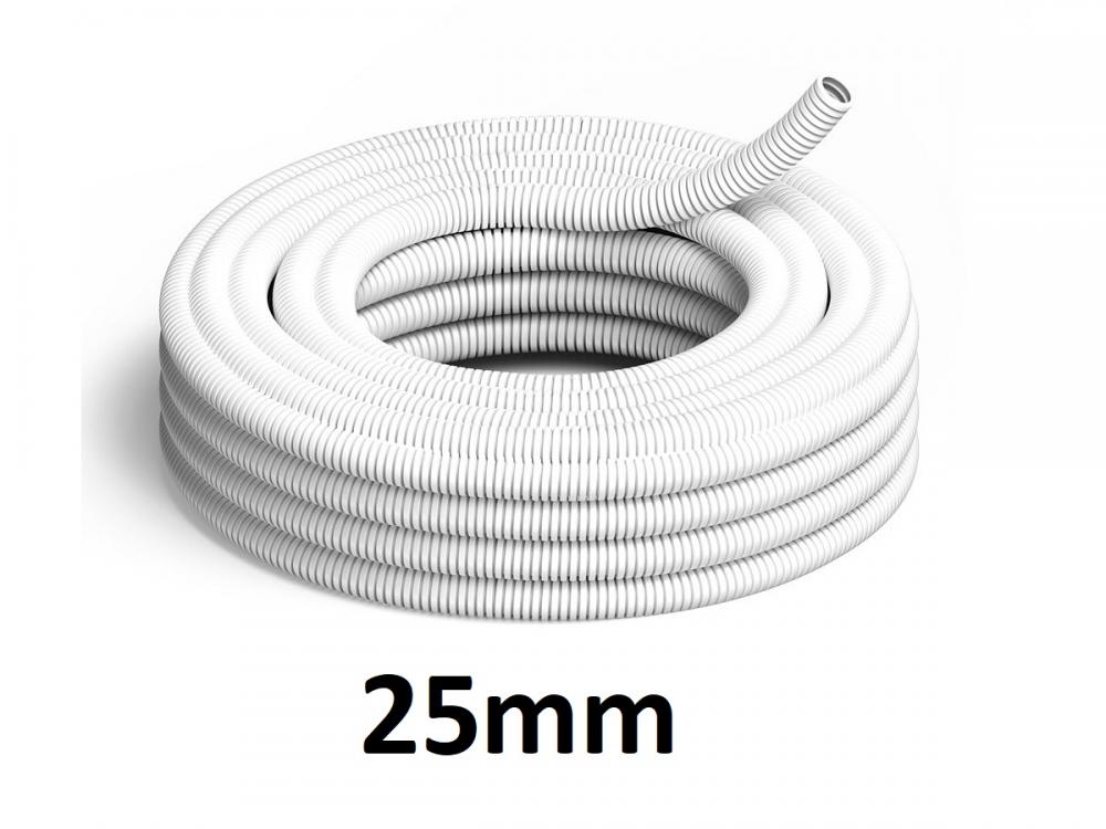CAÑO CORRUGADO x 25MT 25mm LIVIANO GENROD