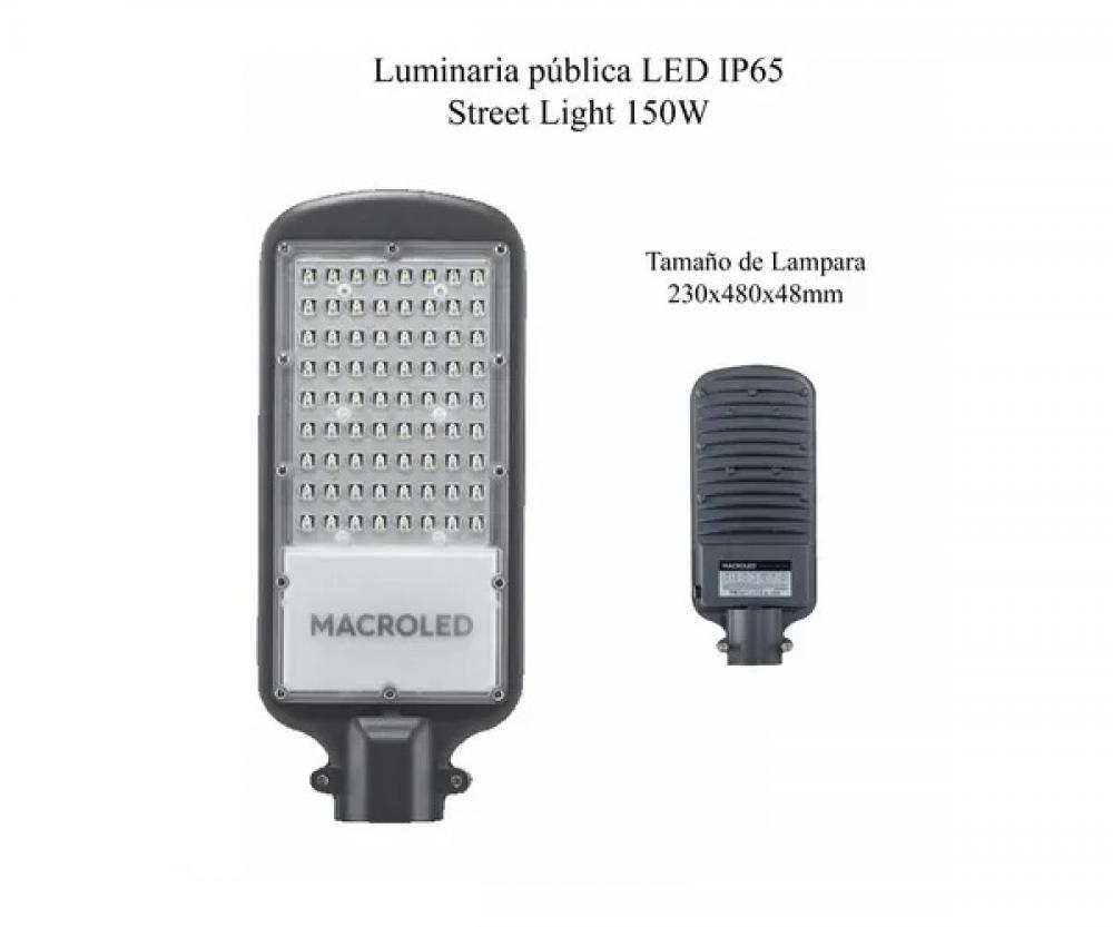 LUMINARIA ALUMBRADO PUBLICO 150W 100-265V IP65 MACROLED