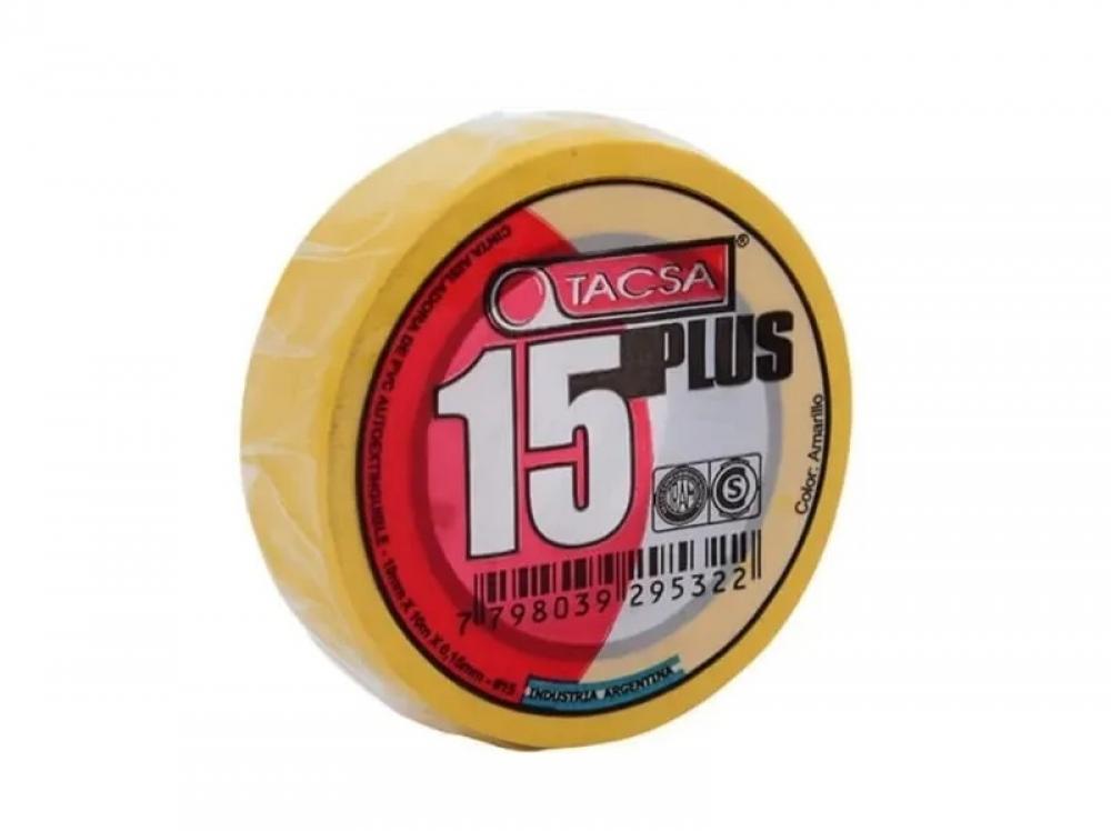 CINTA PVC 10 MTS AMARILLA TACSA