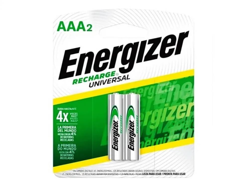 PILA ALCALINA RECARGABLE 1,5V "AAA" (BP2) ENERGIZER