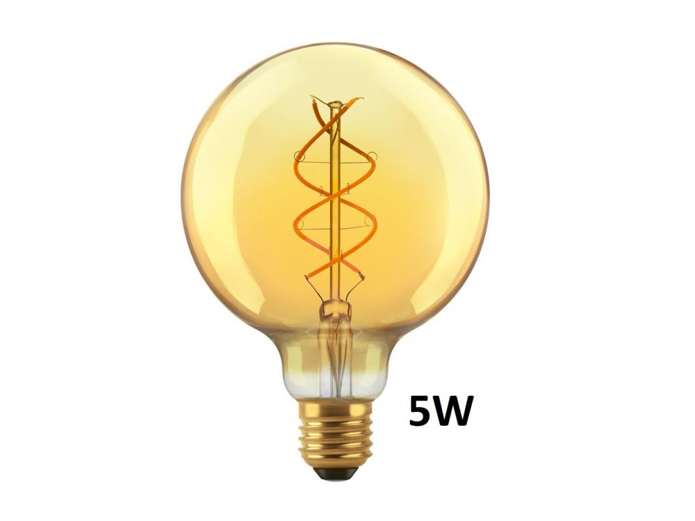 LAMPARA LED VINTAGE GLOBO AMBAR 5W E27 MACROLED