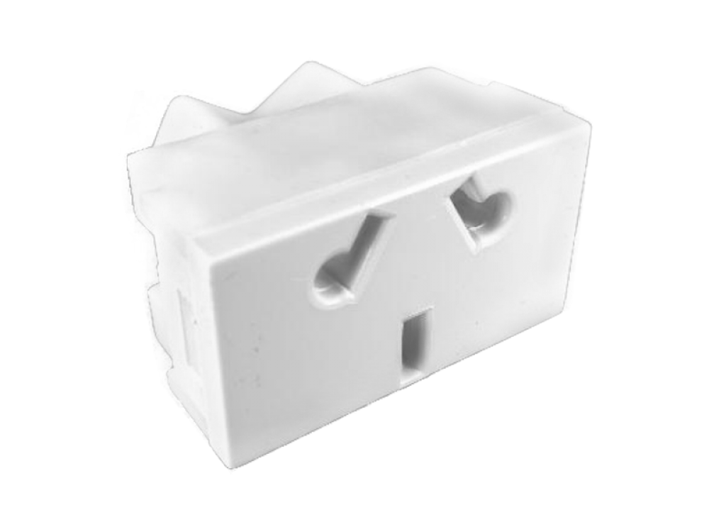 MODULO TOMA BI NORMA 10A BLANCO SICA LIFE