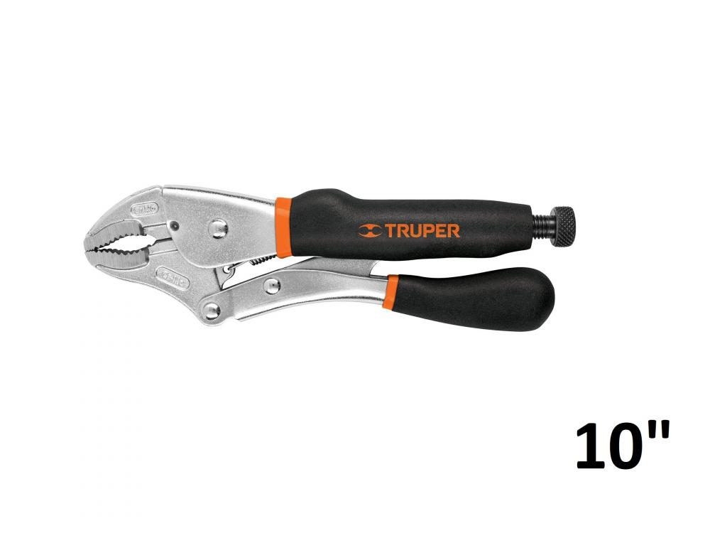 PINZA DE PRESION CURVA 10" TRUPER