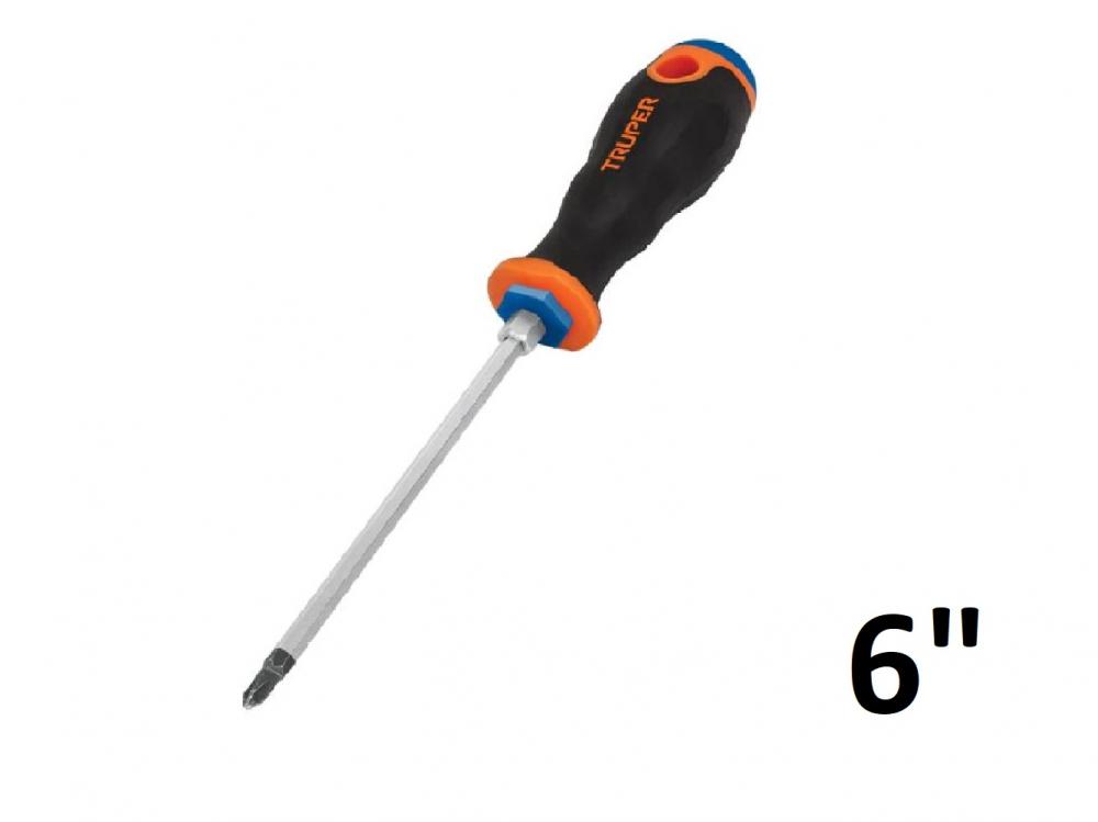 DESTORNILLADOR MANGO CONFORGRIP PLANO 5/16 x 6" PRETUL