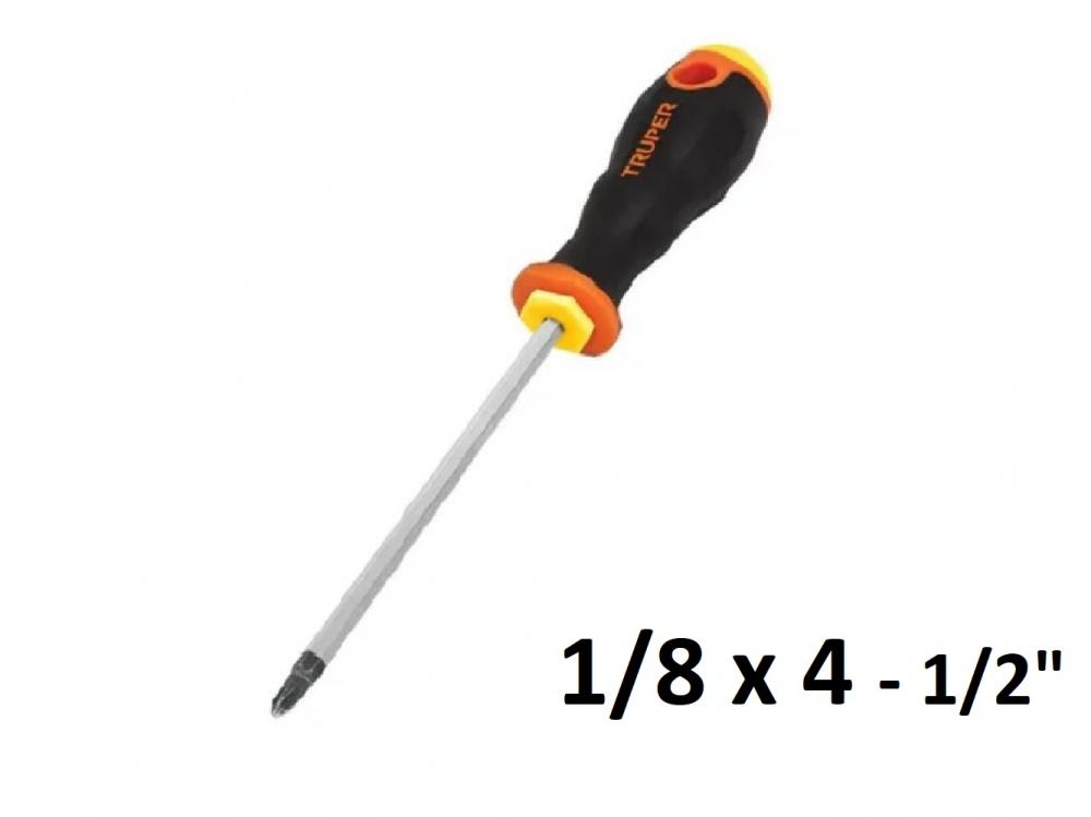 DESTORNILLADOR MANGO CONFORGRIP PLANO 1/8 x 4 1/2" PRETUL