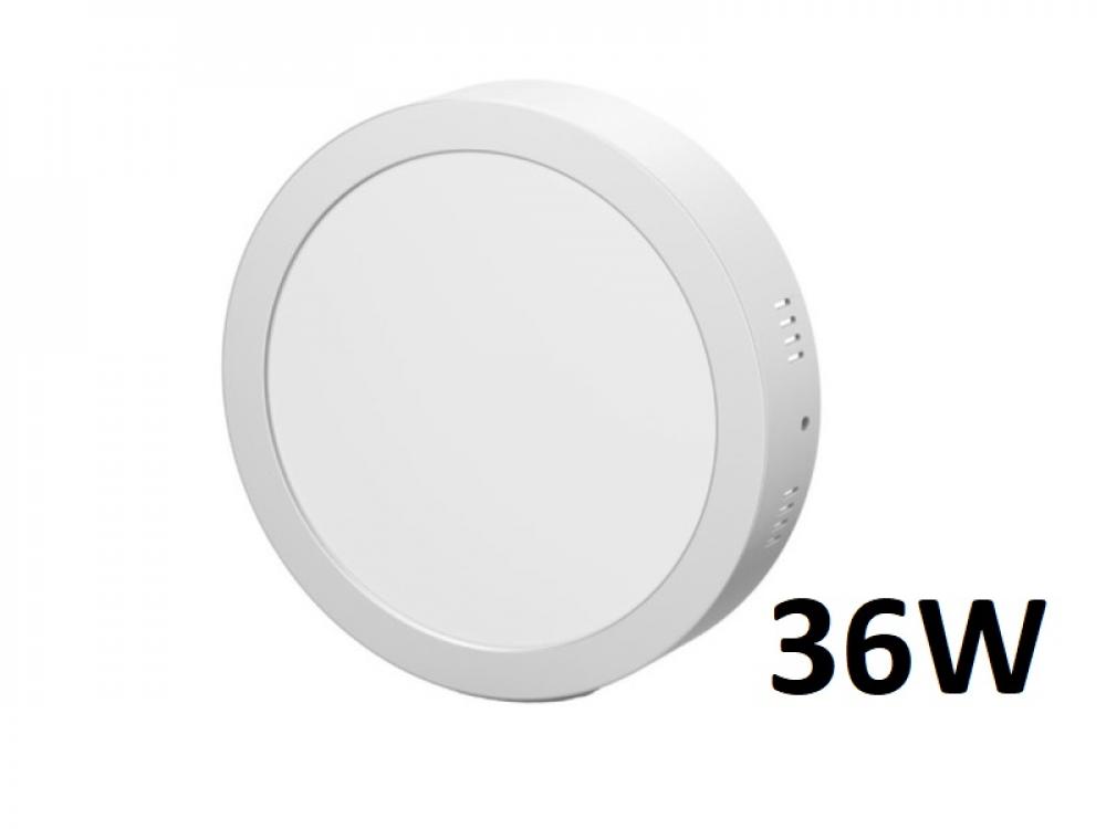 PLAFON LED REDONDO EXTERIOR 36W LUZ DIA RESILIENTE